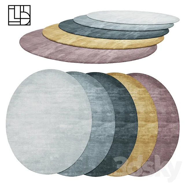Linie Design Mondo rugs 3D Model Linie Design Mondo rugs 3D Model