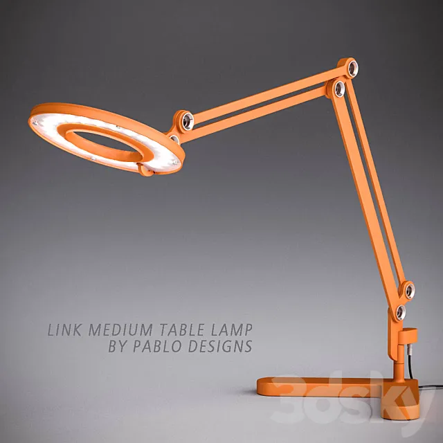 Link Table Lamp 3D Model Link Table Lamp 3D Model