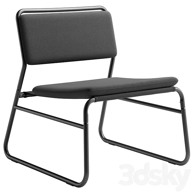Linnerback Easy Chair by Ikea 3DModel