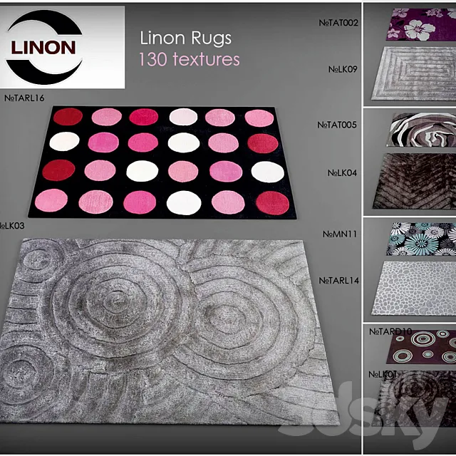 Linon rugs 3D Model Linon rugs 3D Model