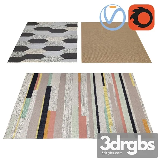 Lint-free carpets ikea 01 3D Model Download