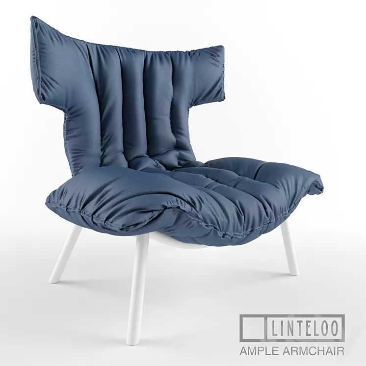 Linteloo Ample armchair by Sebastian Herkner 3D Model