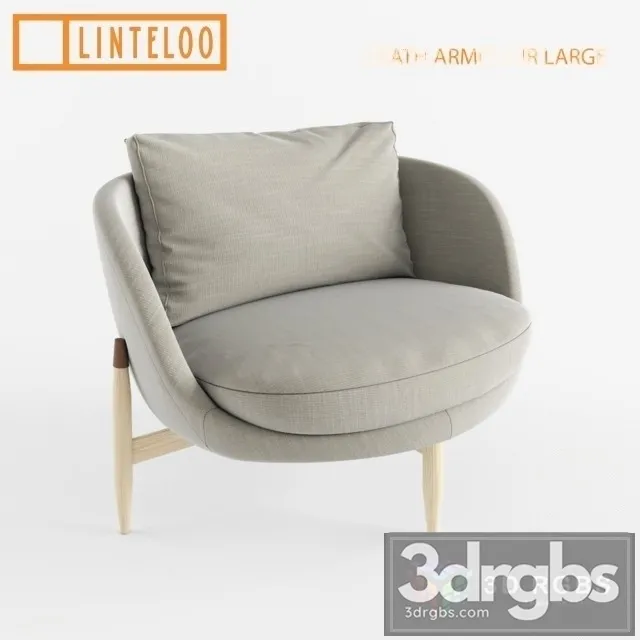 Linteloo Heath Armchair Large 3D Model Download