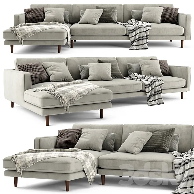 Linteloo Pleasure Chaise Longue Sofa 3D Model