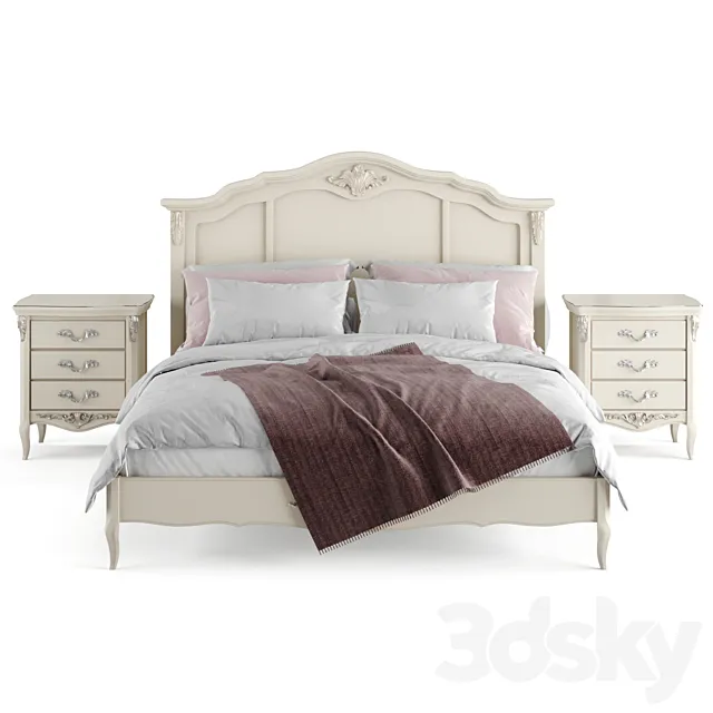Lionelle bed – 160 3D Model Lionelle bed – 160 3D Model