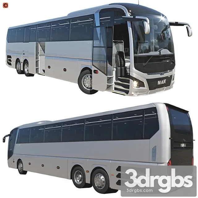 Lions Coach Efficient Line Silver 3D Model Download