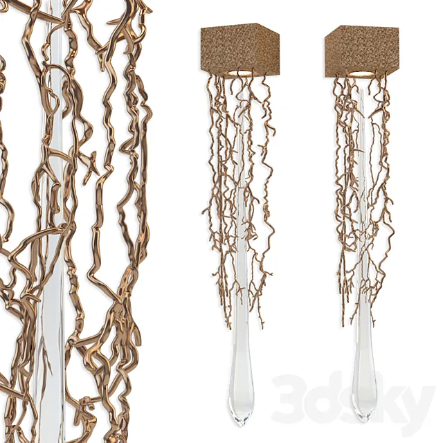 Liquid Wall lamp Serip 3D Model