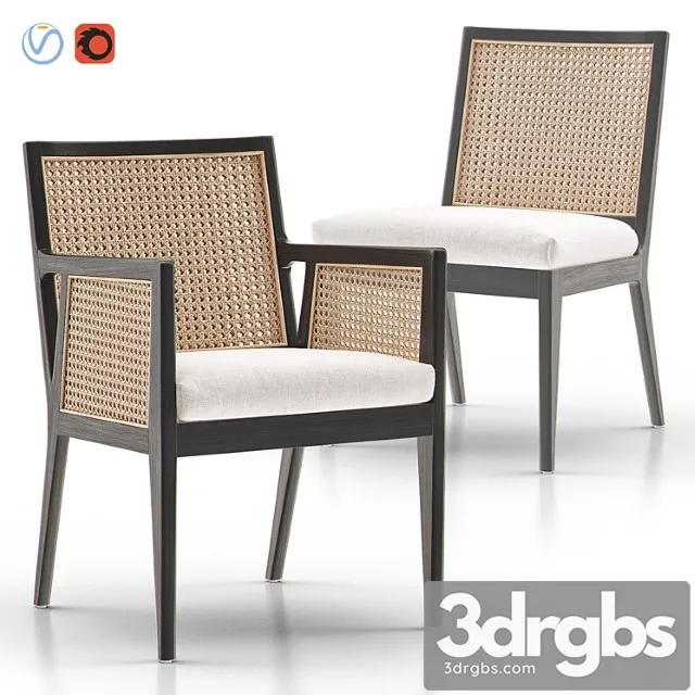Lisbon cane dining chair and armchair Lisbon cane dining chair and armchair