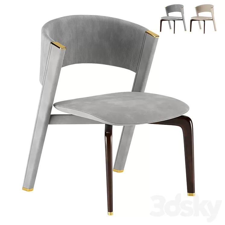 Lisbona arm chair 3D Model Free Download