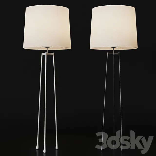 Liseron Floor Lamp By Christian Liaigre 3DModel