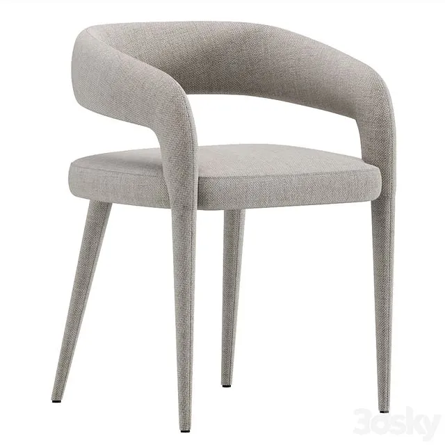 LISETTE DINING ARMCHAIR CB2 3D Model LISETTE DINING ARMCHAIR CB2 3D Model
