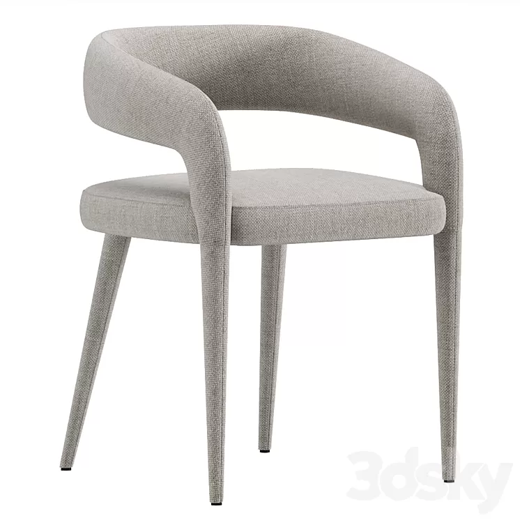 LISETTE DINING ARMCHAIR CB2 3D Model