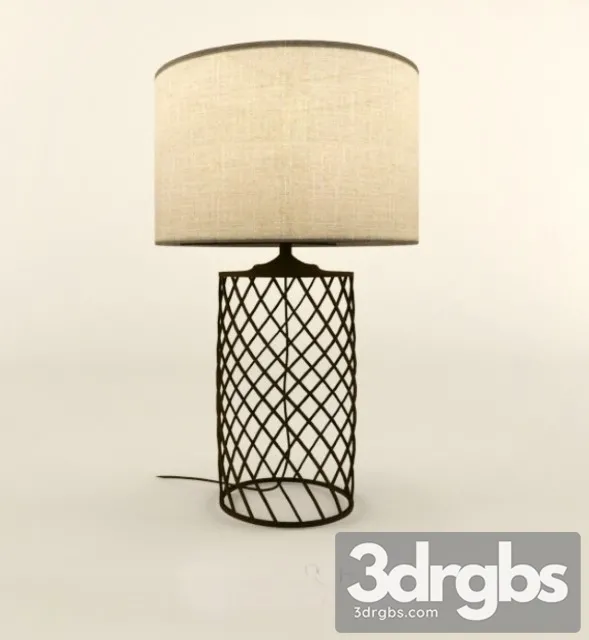 Lite Source Muller Table Lamp 3D Model Download