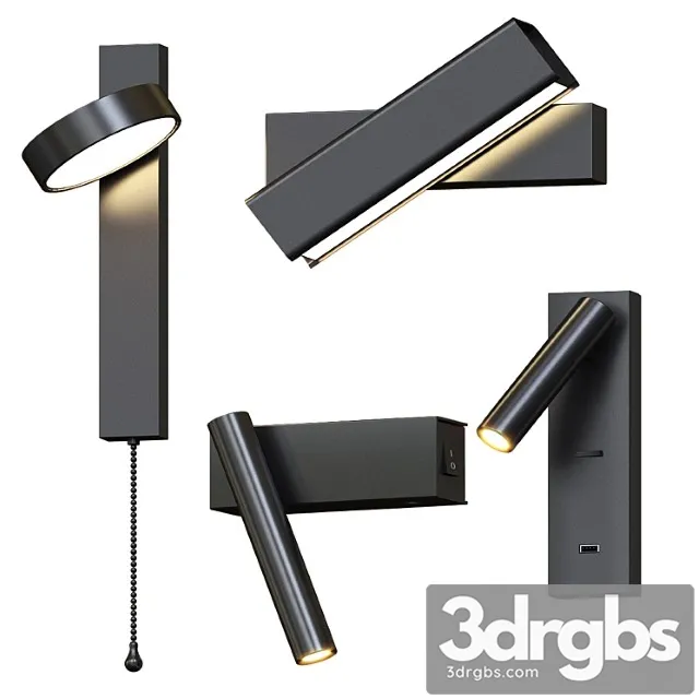 Litfad Wall Lamps 3D Model Download Litfad Wall Lamps 3D Model Download