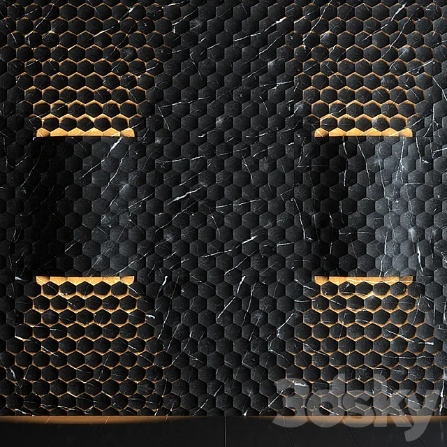 Lithos Design – Favo curve luce 3DModel Lithos Design – Favo curve luce 3DModel