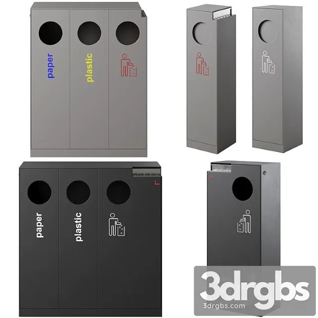 Litter bin crystal by mmcite 3D Model Download Litter bin crystal by mmcite 3D Model Download