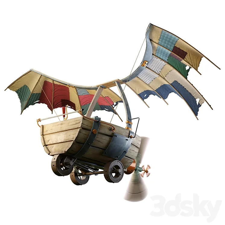 little flying boat 3D Model Free Download