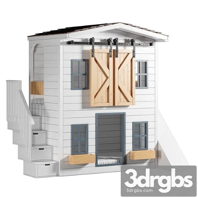 Little House For Kids 3D Model Download
