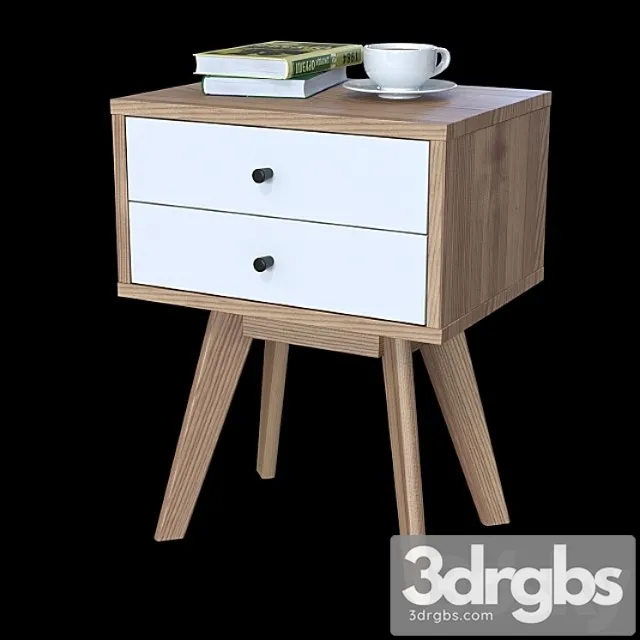 Little table signal scandic s2. 2 3D Model Download