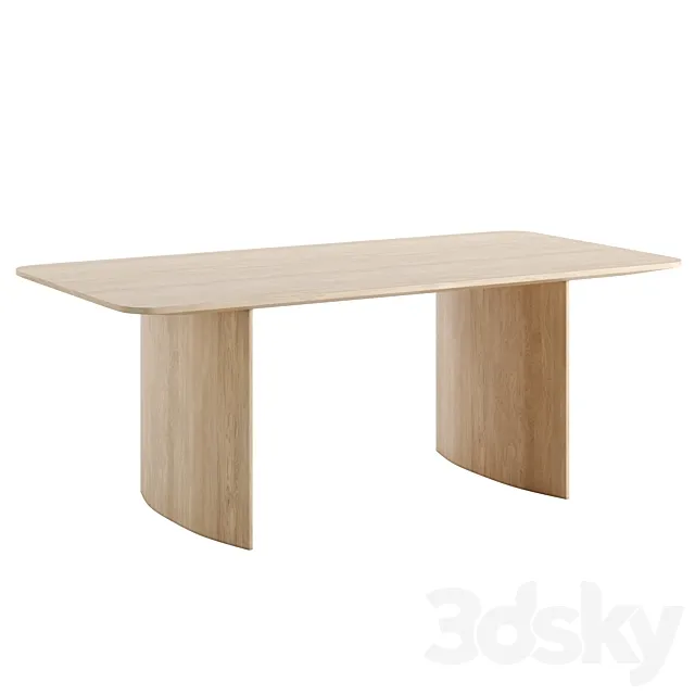 Litto table 200cm 3D Model Litto table 200cm 3D Model