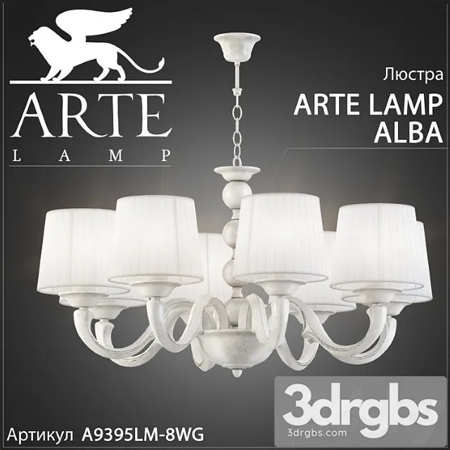 Liustra Arte Lamp Alba A9395lm 8wg 3D Model Download