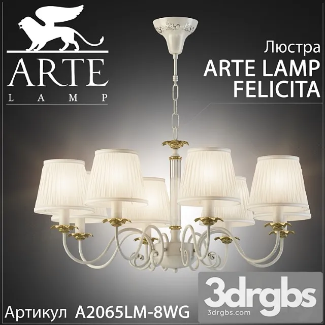 Liustra Arte Lamp Felicita A2065lm 8wg 3D Model Download
