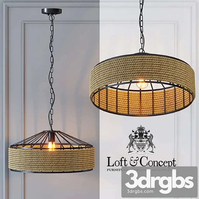 Liustra Belt Loft Rope Light 1 3D Model Download