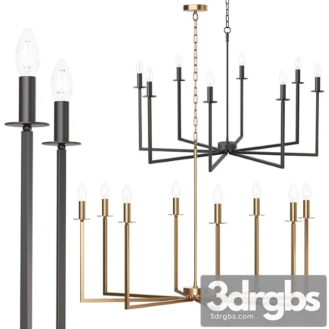 Liustra Cohen Brass Black 3D Model Download Liustra Cohen Brass Black 3D Model Download