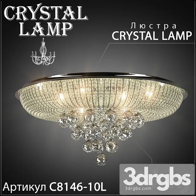 Liustra Crystal Lamp C8146 10l 3D Model Download