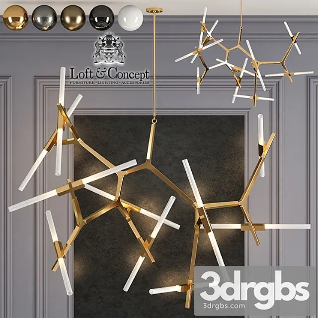 Liustra Roll And Hill Agnes Chandelier 20 3D Model Download Liustra Roll And Hill Agnes Chandelier 20 3D Model Download