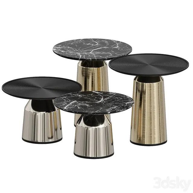 Live Edge Coffee tables 3D Model Live Edge Coffee tables 3D Model