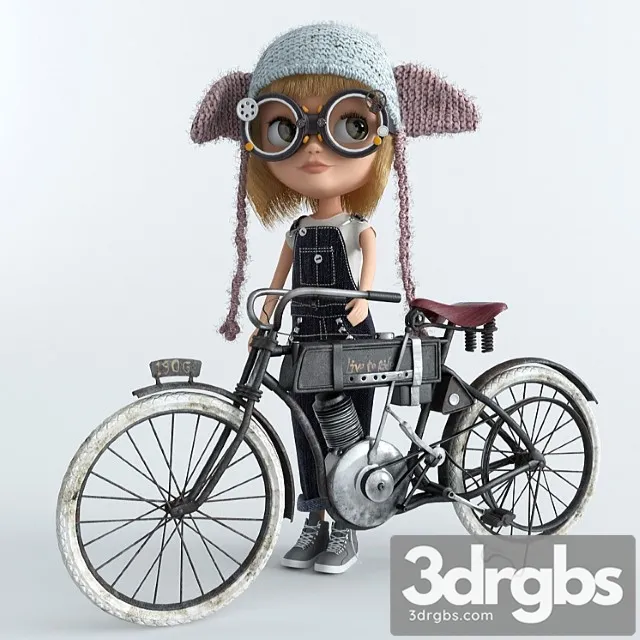 Live To Ride 3D Model Download