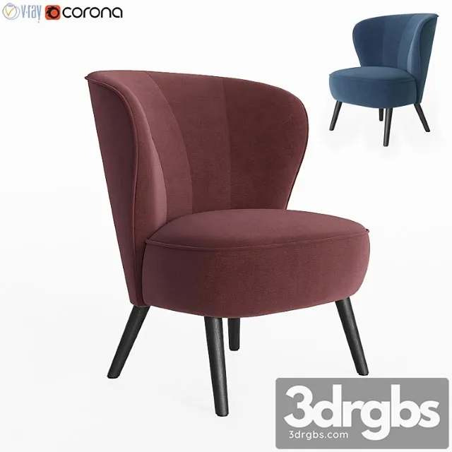 Liverpool armchair deephouse 3D Model Download