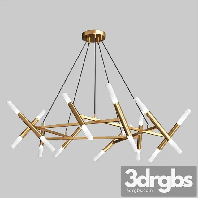 Livewin Modern Led Chandelier 3D Model Download Livewin Modern Led Chandelier 3D Model Download