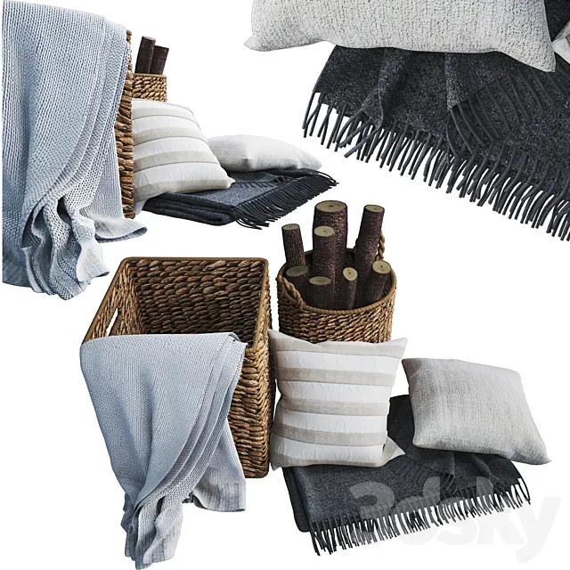 Living decor 3DModel