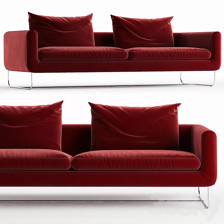 Living divani avalon sofa 3D Model