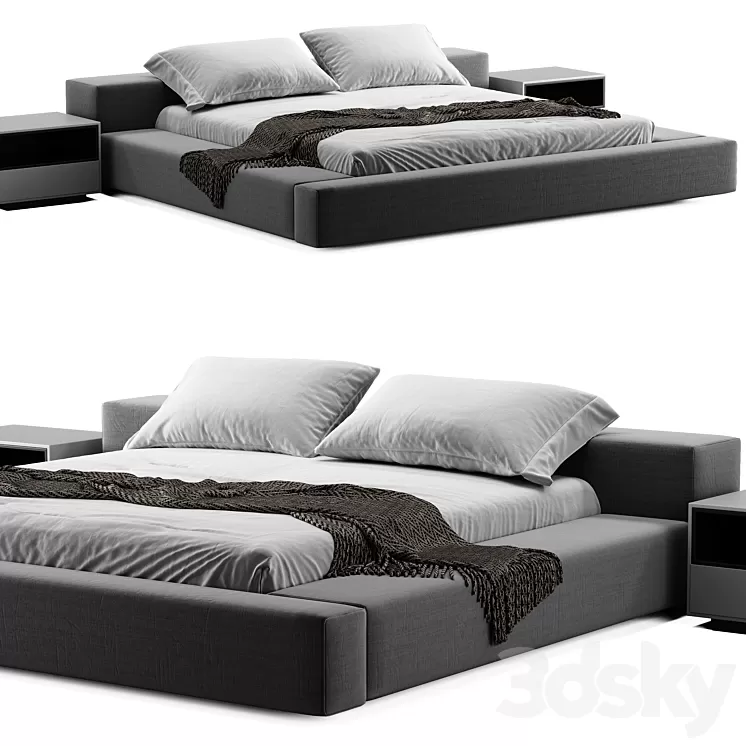 Living Divani Extra Wall Bed 3D Model