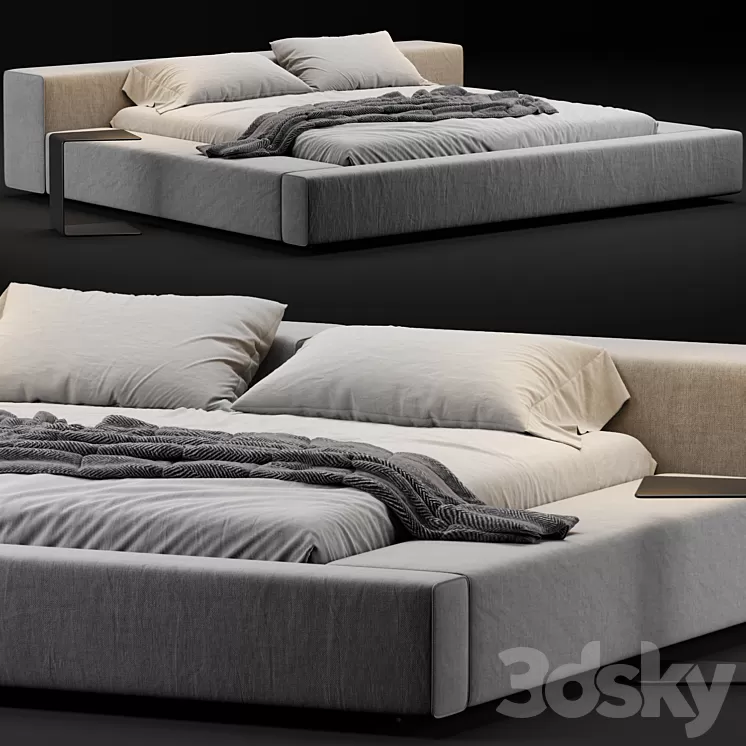 Living divani extra wall bed 3D Model Free Download