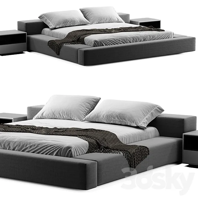 Living Divani Extra Wall Bed 3DModel Living Divani Extra Wall Bed 3DModel