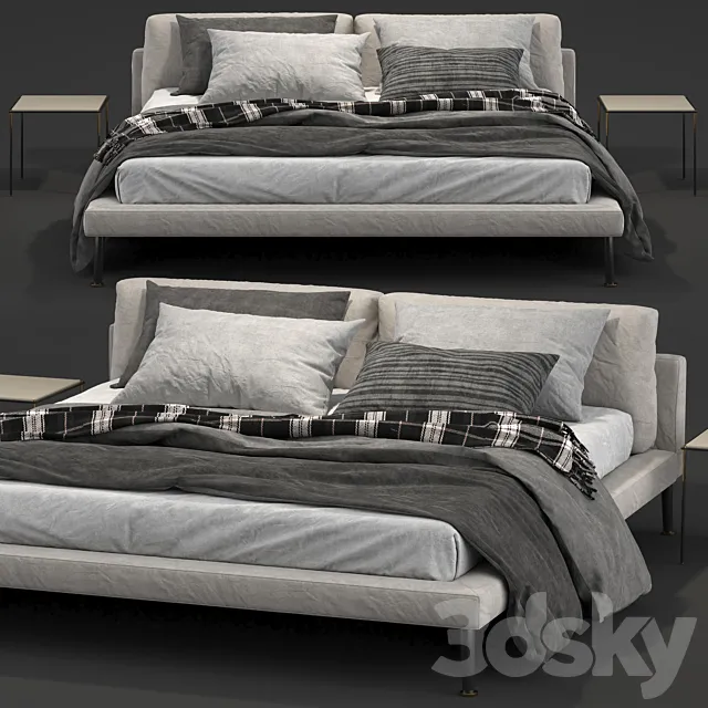 LIVING DIVANI Floyd-Hi Bed 3DModel LIVING DIVANI Floyd-Hi Bed 3DModel