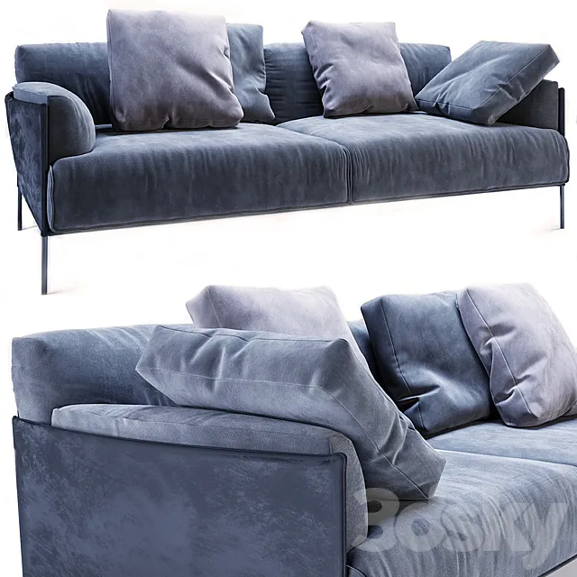 Living divani-greene 3DModel Living divani-greene 3DModel