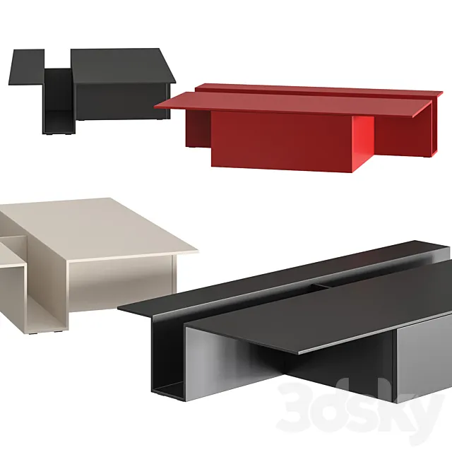 Living Divani Grek Coffee Tables 3DModel Living Divani Grek Coffee Tables 3DModel
