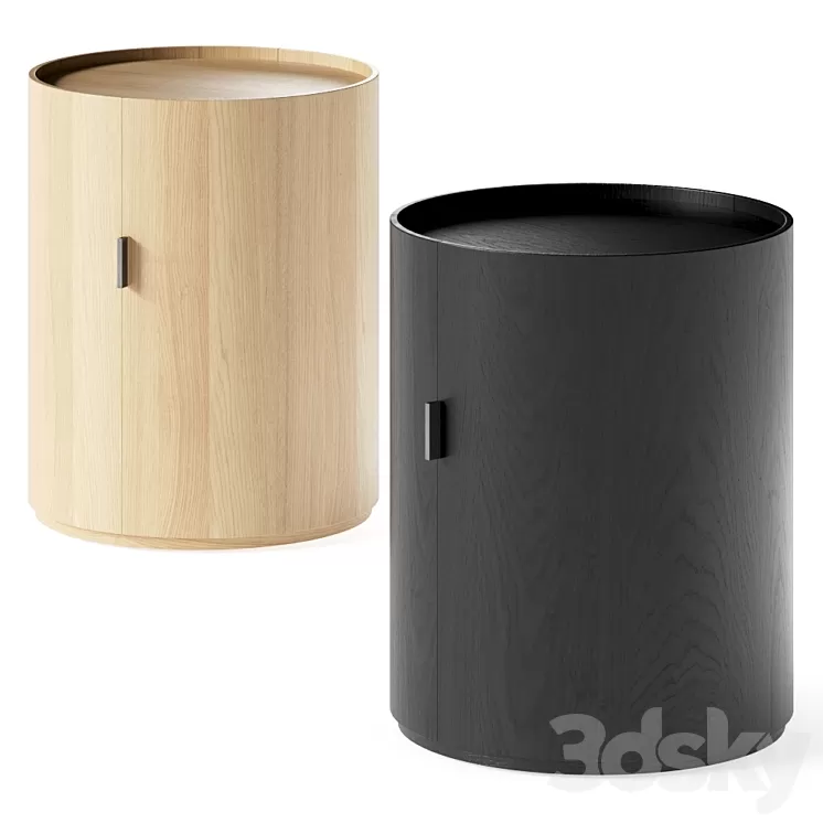 Living Divani Moon Bedside Table 3D Model