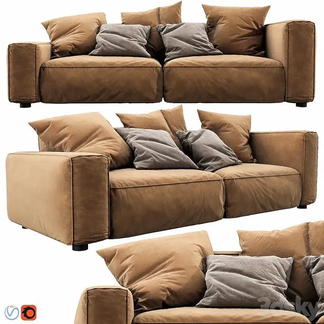 Living divani neowall 3D Model