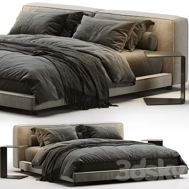 Living Divani NeoWall Bed 3D Model Living Divani NeoWall Bed 3D Model