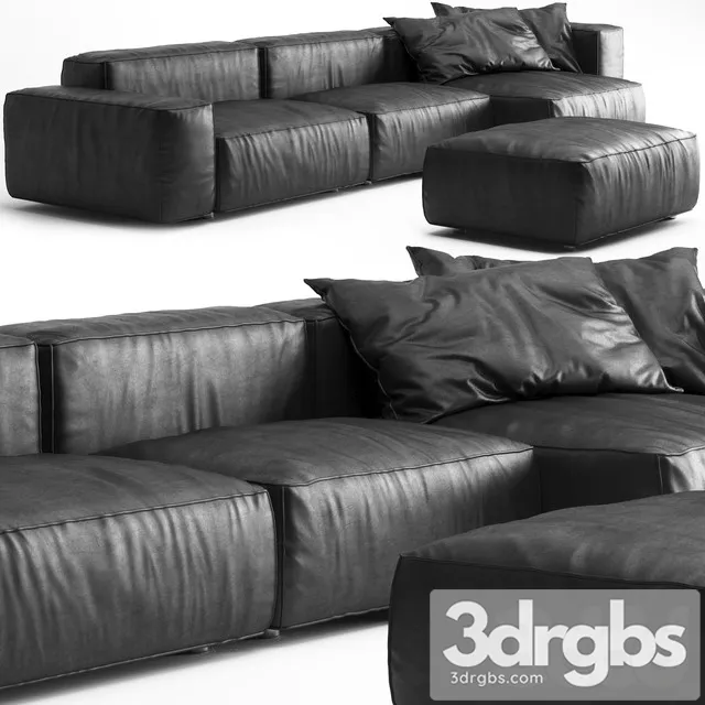 Living Divani NeoWall Sofa 3D Model Download