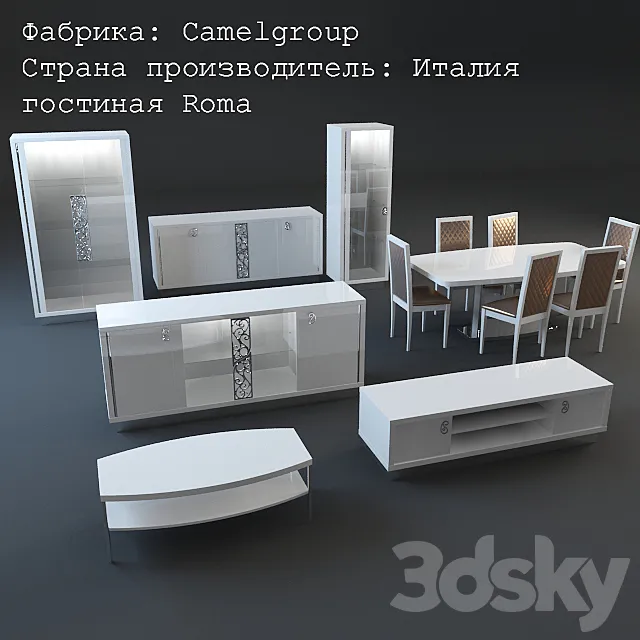 Living Roma Camelgroup 3DModel Living Roma Camelgroup 3DModel