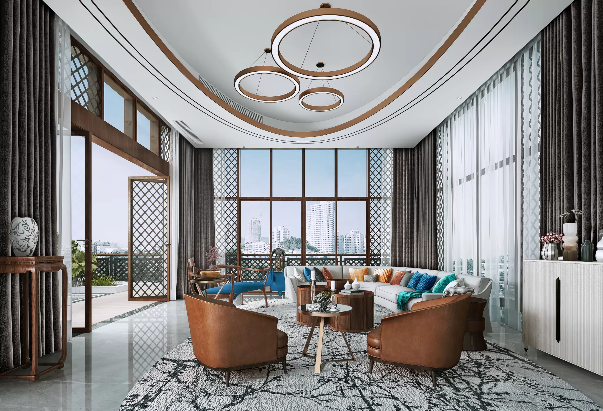 LIVING ROOM – CHINESE STYLE – 1389 LIVING ROOM – CHINESE STYLE – 1389