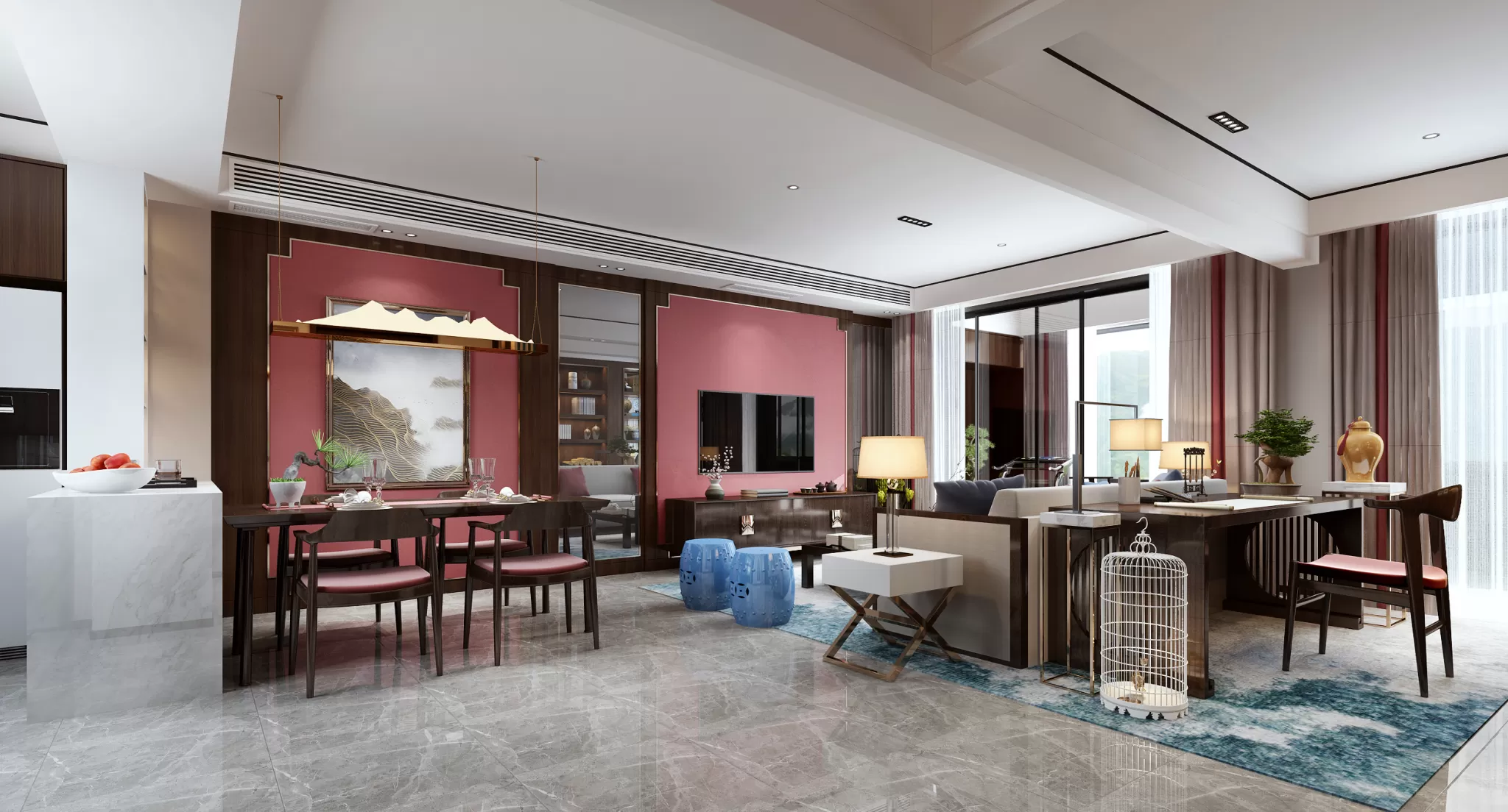 LIVING ROOM – CHINESE STYLE – 1395 LIVING ROOM – CHINESE STYLE – 1395