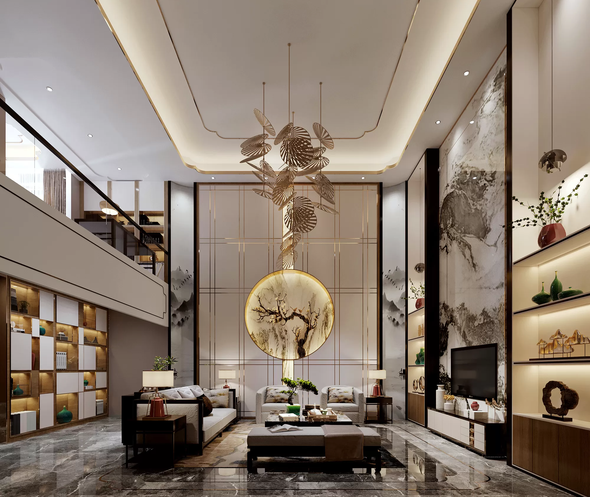 LIVING ROOM – CHINESE STYLE – 1397 LIVING ROOM – CHINESE STYLE – 1397